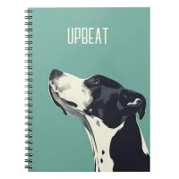 Black and White Boxer Notebook