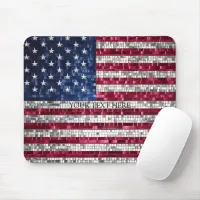 American Mosaic Flag  Mouse Pad