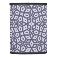 Purple Abstract Geometric Pattern Lamp Shade