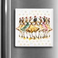 Nine Ladies Dancing | Twelve Days of Christmas Magnet