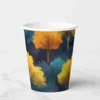 November fall paper cups