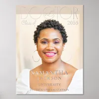 The Doctor Chic Photo Magazine Doctoral Graduation Foil Prints