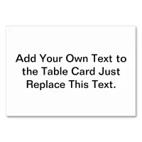 Customize Add Name Photo or Artwork Table Number