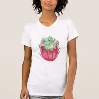 Baby Dragon in a Dragon Fruit T-Shirt