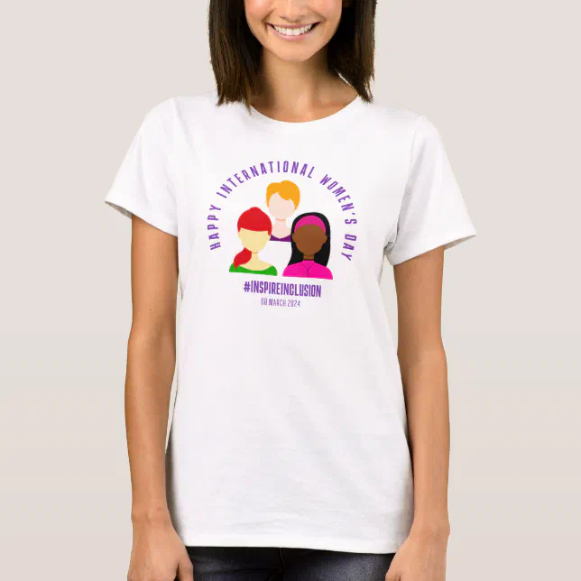 Elegant Faces International Women's Day March 8 T-Shirt