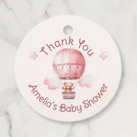 Sweet Little Girl on the Way Baby Shower Favor Tags