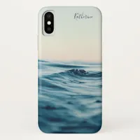 Moody Ocean Wave | Water Perspective | Matte Photo iPhone XS Case