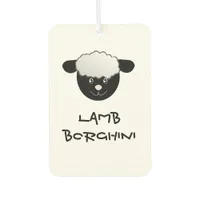 Lamb Borghini funny Sheep Pun Air Freshener