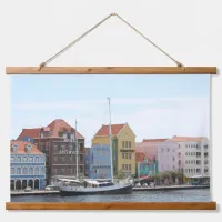 Sailing Boat in Willemstad Hanging Tapestry