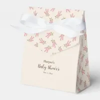 Wildflowers Baby Shower Spring Floral Pink Pretty  Favor Boxes