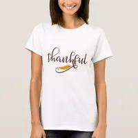 Feather Boho Native Thankful Typography Tri-Blend Shirt