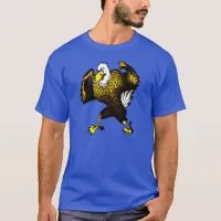 Cartoon Fighting Eagle T-Shirt