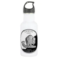 Faux Kansas State Quarter Water Bottle