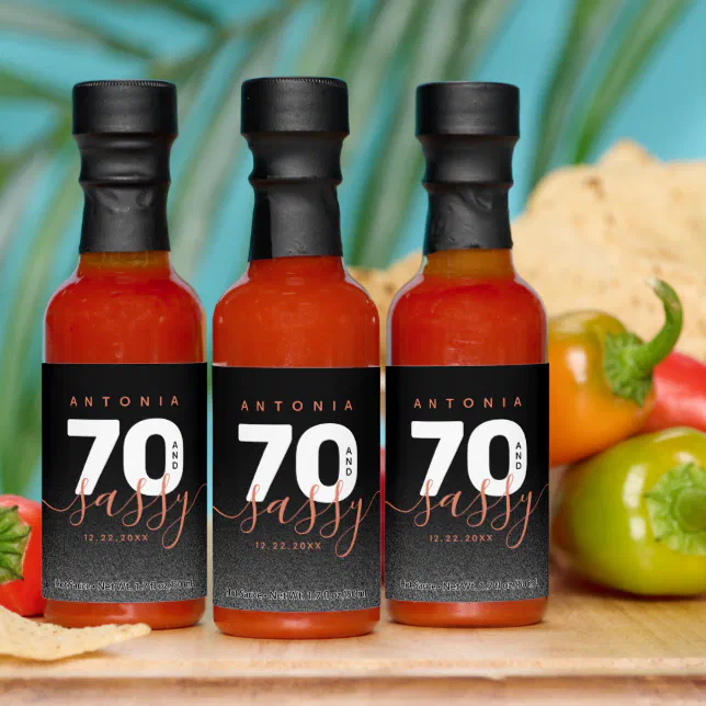 Modern Girly Copper 70 and Sassy Hot Sauces