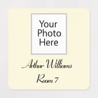 Seniors Personalized Photo Name Clothing Labels