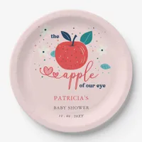 Apple of Our Eye Fall Girl Baby Shower Paper Plates