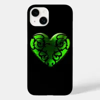 Goth St. Patrick's Day Green Heart iPhone 6 Case