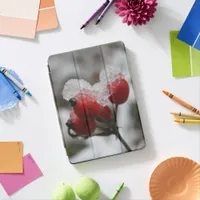 Snow-covered Dog Rose Hip iPad Air Cover