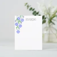 Modern Chic Girly Abstract Floral Wildflower