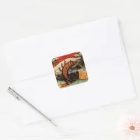 Scorpio the Scorpion Zodiac Sign Birthday Square Sticker