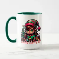 Not Very Merry Christmas Elf | Funny Personalized Mug