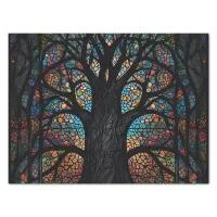 Tree Of Life Stained Glass Mosaic Art  Tissue Paper