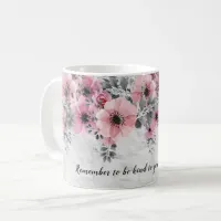 Romantic Elegant Antique Floral Inspirational Coffee Mug