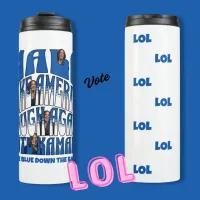 Laughing Kamala Thermal Tumbler