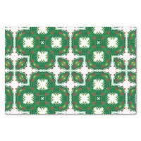 Elegant Vintage Christmas Seasonal Classic Pattern Tissue Paper