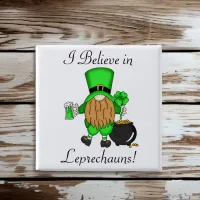 I Believe in Leprechauns! Button