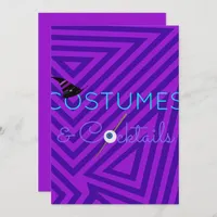 Costumes and Cocktails Halloween Party Invitation