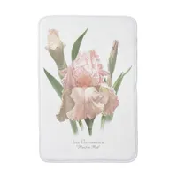 Blush Pink Iris Bath Mat