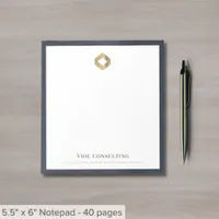 Elegant Custom Logo  Notepad