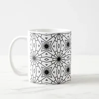 Black and White Abstract pattern Coffee Mug