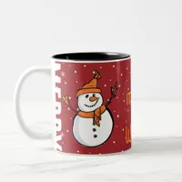 Cheerful Snowman Mug - Spread Winter Warmth