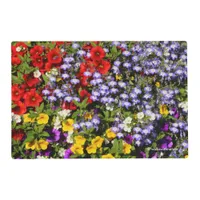 A Colorful Basket of Summer Annual Flowers Placemat