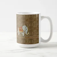 Elephant Walk Monogram Cheetah ID390 Coffee Mug