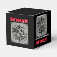 BEWARE! Witch Fingers Halloween Party Spooky Candy Favor Boxes