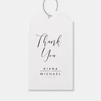 Simply Minimalist Wedding Thank You ID523 Gift Tags