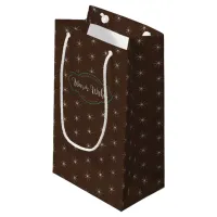 Twinkling Lights Pattern w/Label ID594 Small Gift Bag