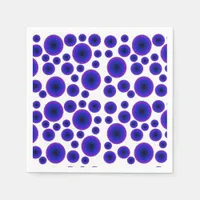 Minimalism Bright Purple Abstract Napkins