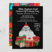 White Elephant Seal Christmas Gift Exchange, ZPR Invitation