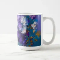 Pretty Vintage Purple Flowers Coffee Mug