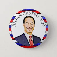 Julian Castro for President 2020 Election Support Button