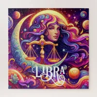 Horoscope Sign Libra Zodiac Ethereal Mystical Art Jigsaw Puzzle