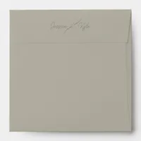 Tan Solid Stationery Colored Envelope