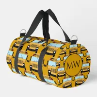 School Bus Driver Monogram Duffle Bag