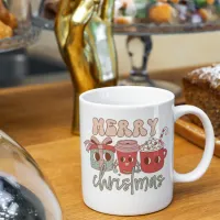 Merry Christmas Drinking Coffee Mug