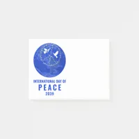 World Peace Doves Peace on Earth Day Peace Sign Post-it Notes