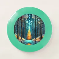 Iridescent Holiday Dream 🎄 Glowing Christmas Tree Wham-O Frisbee